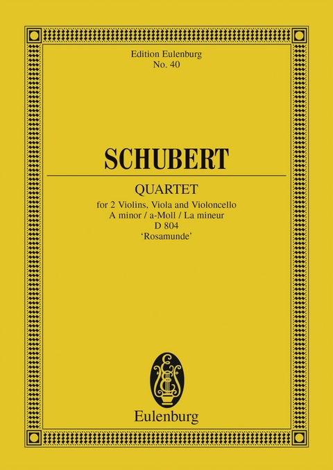 Quartet A minor - Franz Schubert