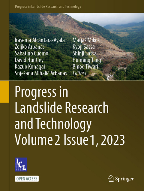 Progress in Landslide Research and Technology, Volume 2 Issue 1, 2023 - 