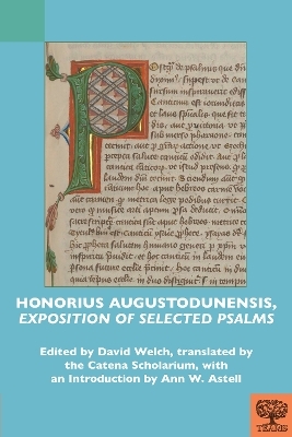 Honorius Augustodunensis, "Exposition of Selected Psalms" - 