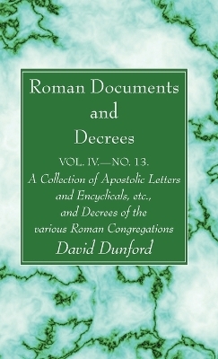 Roman Documents and Decrees, Volume IV - No. 13 - 