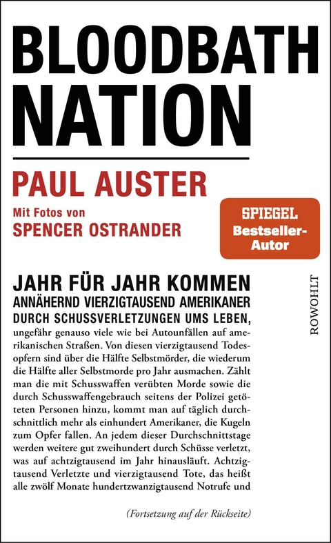 Bloodbath Nation - Paul Auster