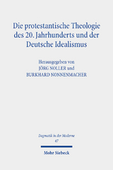 Die protestantische Theologie des 20. Jahrhunderts und der Deutsche Idealismus - 