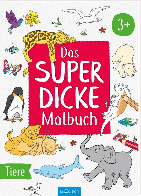 Das superdicke Malbuch – Tiere