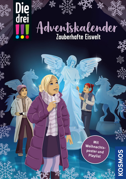 Die drei !!! Adventskalender Zauberhafte Eiswelt - Kirsten Vogel