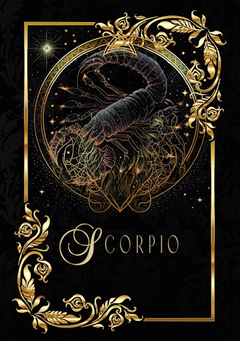 Zodiac Scorpio Notebook - Chris Bee ArtDesign