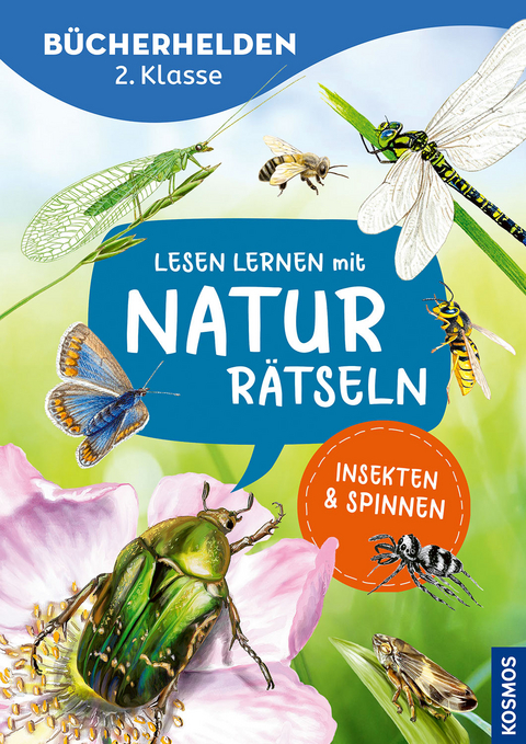 Lesen lernen mit Naturrätseln, Bücherhelden 2. Klasse, Insekten & Spinnen - Leonie Duppke