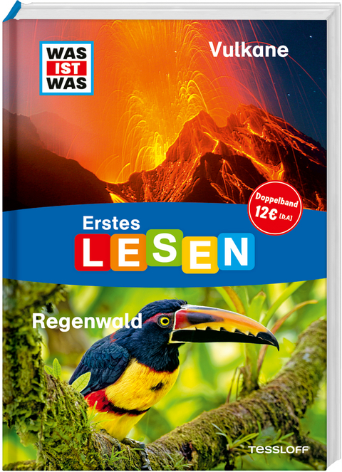 WAS IST WAS Erstes Lesen Doppelband 3.Vulkane/Regenwald - Christina Braun