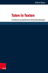 Taten in Texten - Andrea Beyer