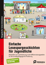 Einfache Lesespurgeschichten für Jugendliche - Jürgen Kirchmann