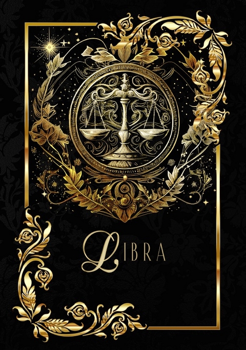 Zodiac Libra Notebook - Chris Bee ArtDesign