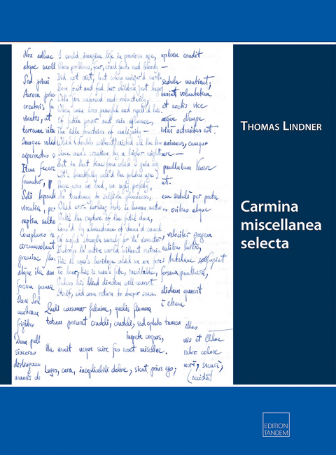 Carmina miscellanea selecta - Thomas Lindner