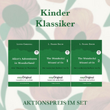 Kinder Klassiker Kollektion (Bücher + Audio-Online) - Lesemethode von Ilya Frank - Zweisprachige Ausgabe Englisch-Deutsch - Lewis Carroll, L. Frank Baum