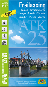 ATK25-P17 Freilassing (Amtliche Topographische Karte 1:25000) - 