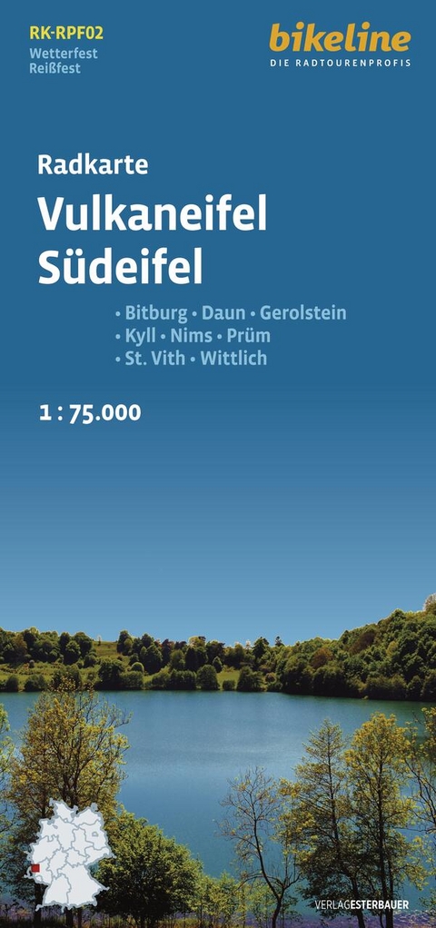 Radkarte Vulkaneifel Südeifel (RK-RPF02) - 