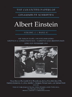 The collected papers of Albert Einstein, Volume 17 (Documentary Edition) - Albert Einstein