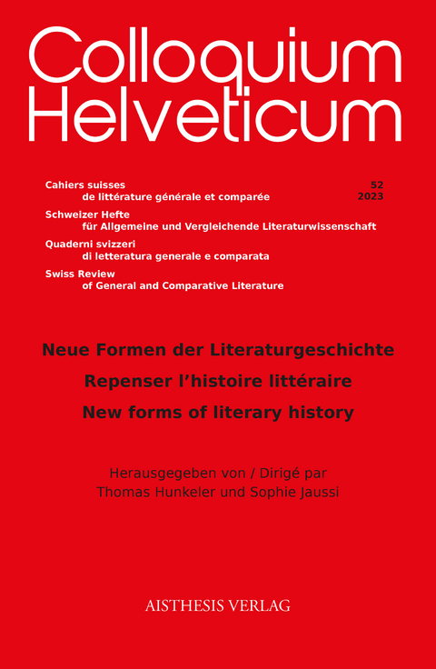 Neue Formen der Literaturgeschichte - 