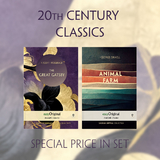 20th Century Classics Books-Set (with audio-online) - Readable Classics - Unabridged english edition with improved readability - F. Scott Fitzgerald, George Orwell