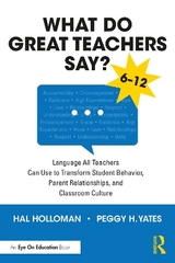 What Do Great Teachers Say? - Holloman, Hal; Yates, Peggy H.