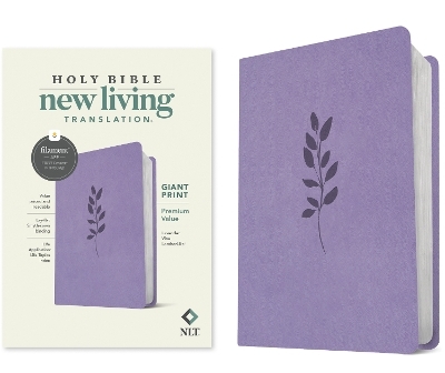 NLT Giant Print Premium Value Bible, Filament-Enabled