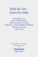 Ethik der Zeit - Zeiten der Ethik - 