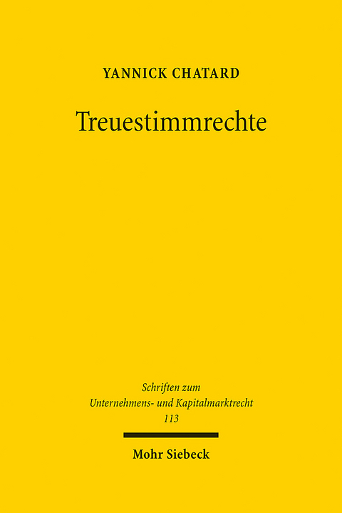 Treuestimmrechte - Yannick Chatard