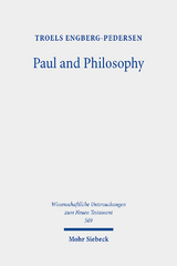 Paul and Philosophy - Troels Engberg-Pedersen