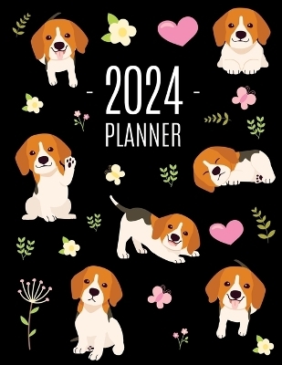 Beagle Planner 2024 - Happy Oak Tree Press