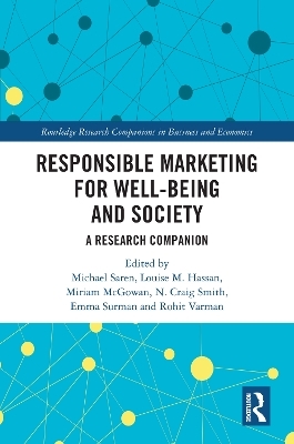 Responsible Marketing for Well-being and Society - 