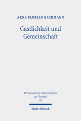 Gastlichkeit und Gemeinschaft - Arne-Florian Bachmann