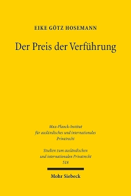 Der Preis der Verführung - Eike Götz Hosemann