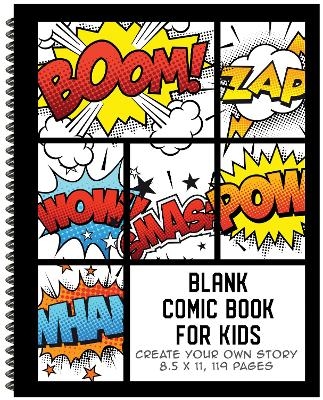 Blank Comic Book for Kids - The Whodunit Creative Design