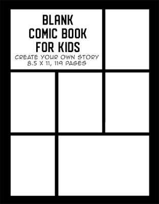 Blank Comic Book for Kids - The Whodunit Creative Design