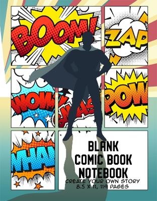 Blank Comic Book Notebook - The Whodunit Creative Design