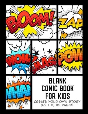 Blank Comic Book for Kids - The Whodunit Creative Design