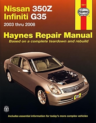 Nissan 350Z & Infiniti G35 (2003-2008) Haynes Repair Manual (USA) -  Haynes Publishing