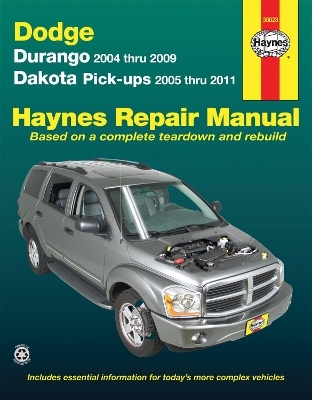 Dodge Durango (2004-2009) & Dakota (2005-2011) pick-ups Haynes Repair Manual (USA) -  Haynes Publishing