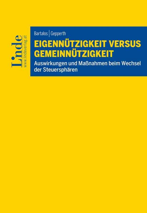 Eigennützigkeit versus Gemeinnützigkeit - Karin Bartalos, Sabine Gepperth