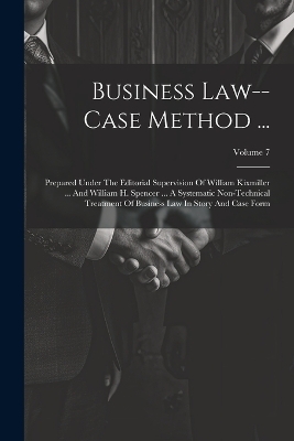 Business Law--case Method ... -  Anonymous