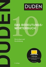 Duden - Das Bedeutungswörterbuch - 