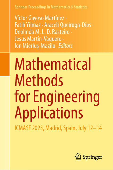 Mathematical Methods for Engineering Applications - 