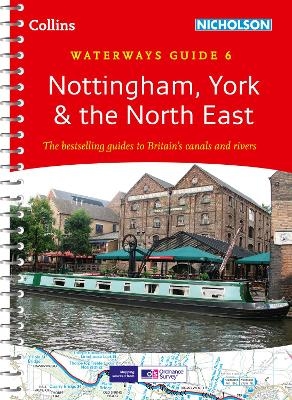 Nottingham, York & the North East No. 6 -  Collins Maps