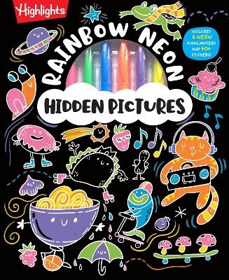 Rainbow Neon Hidden Pictures - 