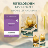 Fettklößchen Geschenkset (mit Audio-Online) + Eleganz der Natur Schreibset Basics - Guy de Maupassant