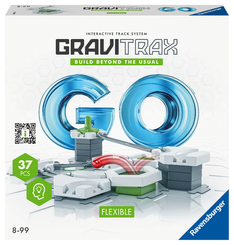 Ravensburger GraviTrax GO Flexible. Kombinierbar mit allen GraviTrax Produktlinien, Starter-Sets, Extensions & Elements, Konstruktionsspielzeug ab 8 Jahren.