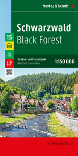 Schwarzwald, Straßen- und Freizeitkarte 1:150.000, freytag & berndt