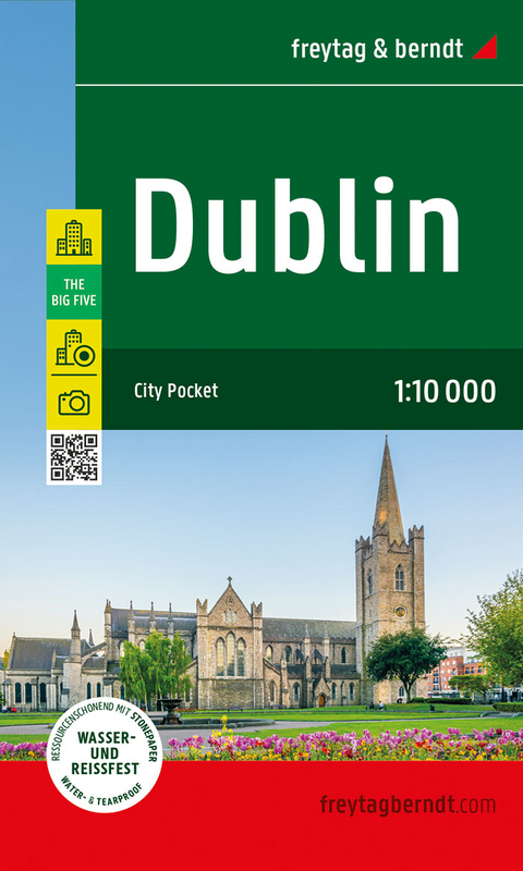 Dublin, Stadtplan 1:10.000, freytag & berndt