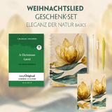 Ein Weihnachtslied Geschenkset (Hardcover + Audio-Online) + Eleganz der Natur Schreibset Basics - Charles Dickens