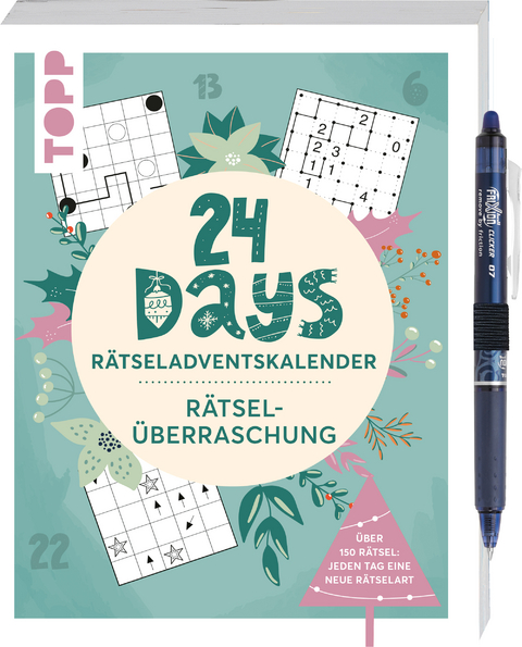 24 DAYS RÄTSELADVENTSKALENDER – Rätselüberraschung -  Frechverlag