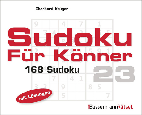 Sudoku für Könner 23 - Eberhard Krüger