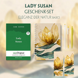 Lady Susan Geschenkset (Softcover + Audio-Online) + Eleganz der Natur Schreibset Basics - Jane Austen